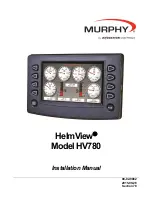 Preview for 1 page of Enovation Controls MURPHY HelmView HV780 Installation Manual