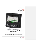 Предварительный просмотр 1 страницы Enovation Controls Murphy PowerView PV485 Operation Manual