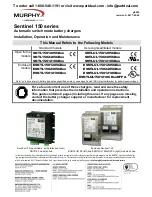 Preview for 1 page of Enovation Controls Murphy Sentinel 150 Series Installation, Operation And Maintenance Manual