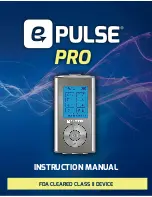 Preview for 1 page of Enovative Technologies e-pulse pro Instruction Manual