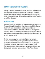 Preview for 2 page of Enovative Technologies e-pulse pro Instruction Manual