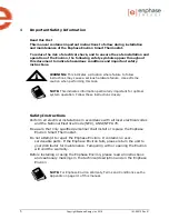 Preview for 5 page of enphase Environ Installation And Operation Manual