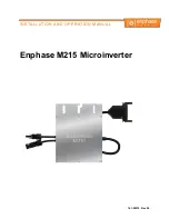 enphase M215-60-2LL-S22 Installation And Operation Manual предпросмотр