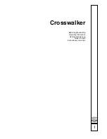 Предварительный просмотр 3 страницы Enraf Nonius Crosswalker Operating Instructions Manual