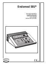 Предварительный просмотр 1 страницы Enraf Nonius Endomed 581 ID Operating Instructions Manual