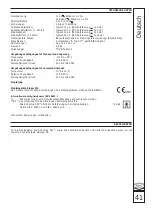 Предварительный просмотр 44 страницы Enraf Nonius Endomed 581 ID Operating Instructions Manual