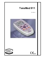 Enraf Nonius TensMed 911 User Manual предпросмотр