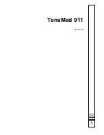 Preview for 3 page of Enraf Nonius TensMed 911 User Manual