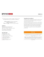 Preview for 2 page of Enrock EEA720.4 Installation And Owner'S Manual