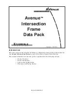 Preview for 1 page of Ensemble Designs Avenue Intersection Frame Data Pack