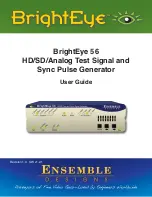 Предварительный просмотр 1 страницы Ensemble Designs BrightEye 56 User Manual