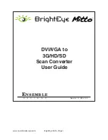 Предварительный просмотр 1 страницы Ensemble Designs brighteye mitto User Manual