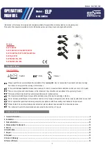 Предварительный просмотр 1 страницы ENSIM SENSORS ELP Operating Manual