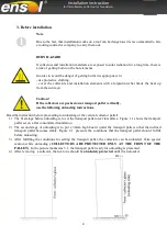 Preview for 4 page of ensol EM2V/2.0 Installation Instruction