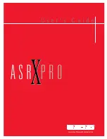 Предварительный просмотр 1 страницы ENSONIQ ASR-X PRO User Manual