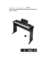 Preview for 1 page of ENSONIQ AVISTA 7600 User Manual