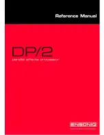 Preview for 1 page of ENSONIQ DP/2 Reference Manual