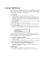 Preview for 3 page of ENSONIQ MR Rack Musician'S Manual