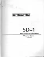 Preview for 3 page of ENSONIQ SD 1 Manual