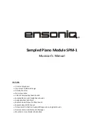 ENSONIQ SPM-1 Musician'S Manual предпросмотр