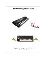 ENSONIQ ZR-76 Getting Started Manual предпросмотр