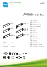 ensto AVR66 DDL Series Operation Instruction Manual preview