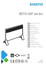 Предварительный просмотр 1 страницы ensto BETA-MP Series Operation Instructions Manual