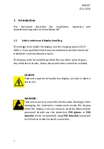 Preview for 5 page of ensto Chago Media Installation Instructions, Operation Instructions