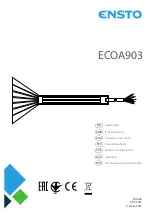 ensto ECOA903 Operating Instructions Manual preview