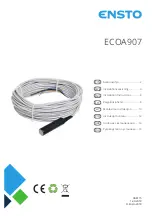 Предварительный просмотр 1 страницы ensto ECOA907 Installation Instructions Manual