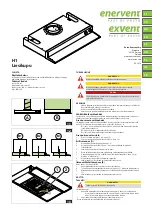 ensto Enervent H1 Installation Manual предпросмотр