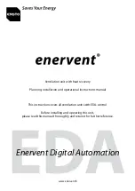 ensto enervent LTR-2 eco EDA Manual предпросмотр