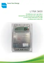 ensto LYNX 3400 Installation And Operation Manual preview