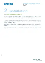 Preview for 5 page of ensto NX2006818 Installation Manual