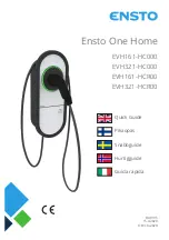 ensto One Home EVH161-HC000 Quick Manual предпросмотр