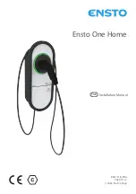 Предварительный просмотр 1 страницы ensto One Home EVH161B-HC000 Installation Manual