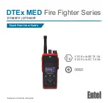 Entel DTEx MED Fire Fighter Series Quick Start User Manual предпросмотр