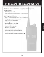 Предварительный просмотр 11 страницы Entel HT502 User Manual