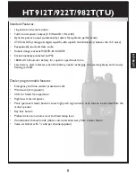 Предварительный просмотр 9 страницы Entel HT900T Series User Manual