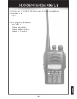 Предварительный просмотр 21 страницы Entel HX402 User Manual