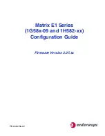 Preview for 1 page of Enterasys 1G58x-09 Configuration Manual