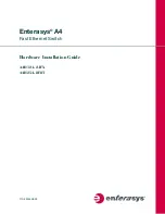 Предварительный просмотр 1 страницы Enterasys A4H124-24FX Hardware Installation Manual