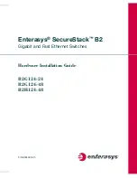 Enterasys Enterasys SecureStack B2 B2G124-24 Hardware Installation Manual предпросмотр