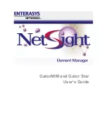 Предварительный просмотр 1 страницы Enterasys Gator Star User Manual