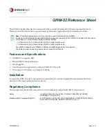 Enterasys GPIM-02 Reference Sheet предпросмотр