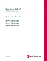 Enterasys Matrix 7GR4202-30 Hardware Installation Manual preview