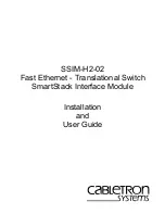 Enterasys SSIM-H2-02 Installation And User Manual preview