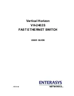 Предварительный просмотр 1 страницы Enterasys Vertical Horizon VH-2402S User Manual