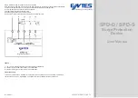 Entes SPD-D User Manual preview