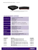 Preview for 4 page of Entone Kamai 510 Series Specification Sheet